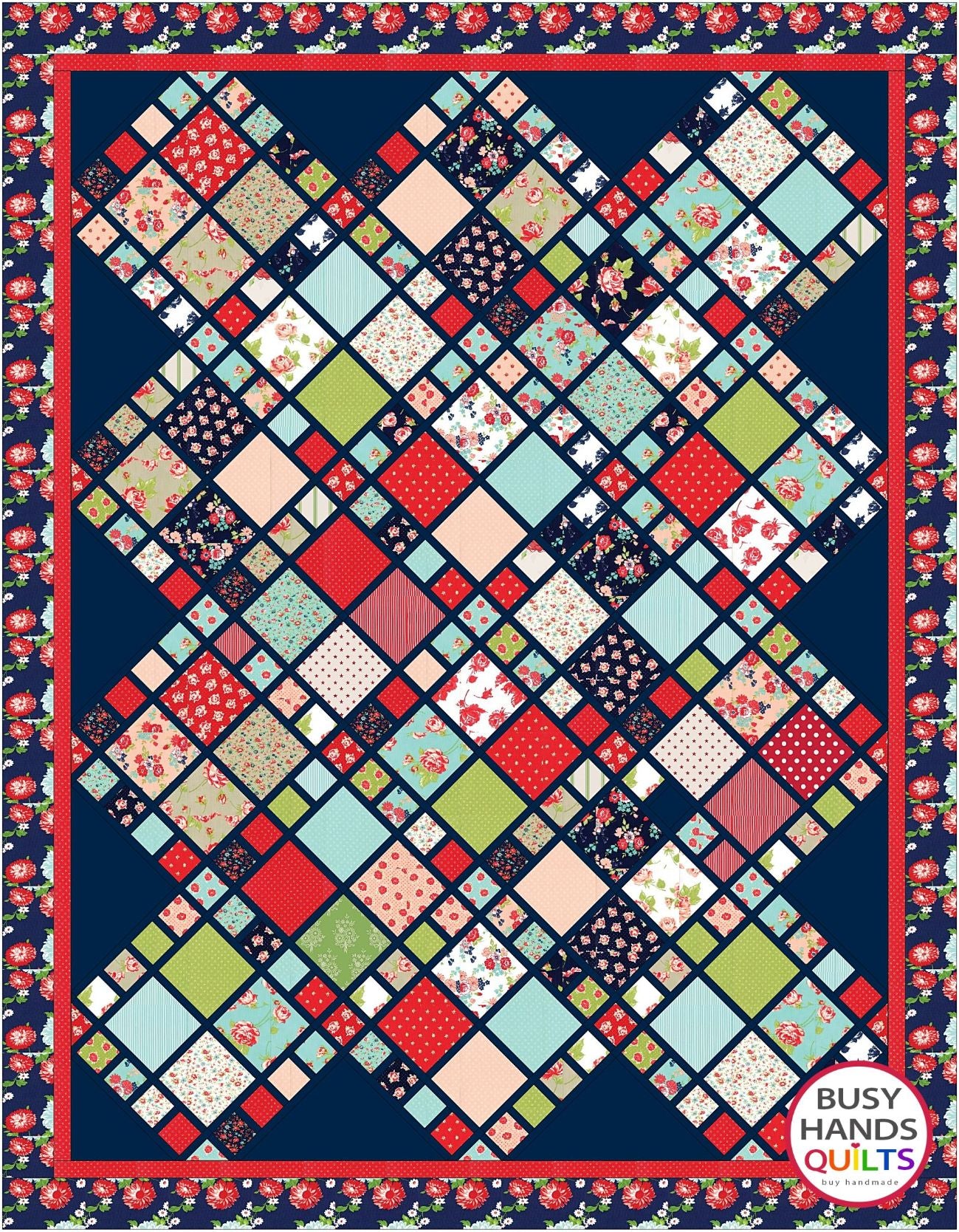 A Scrappy Life Quilt Pattern PRINTED
