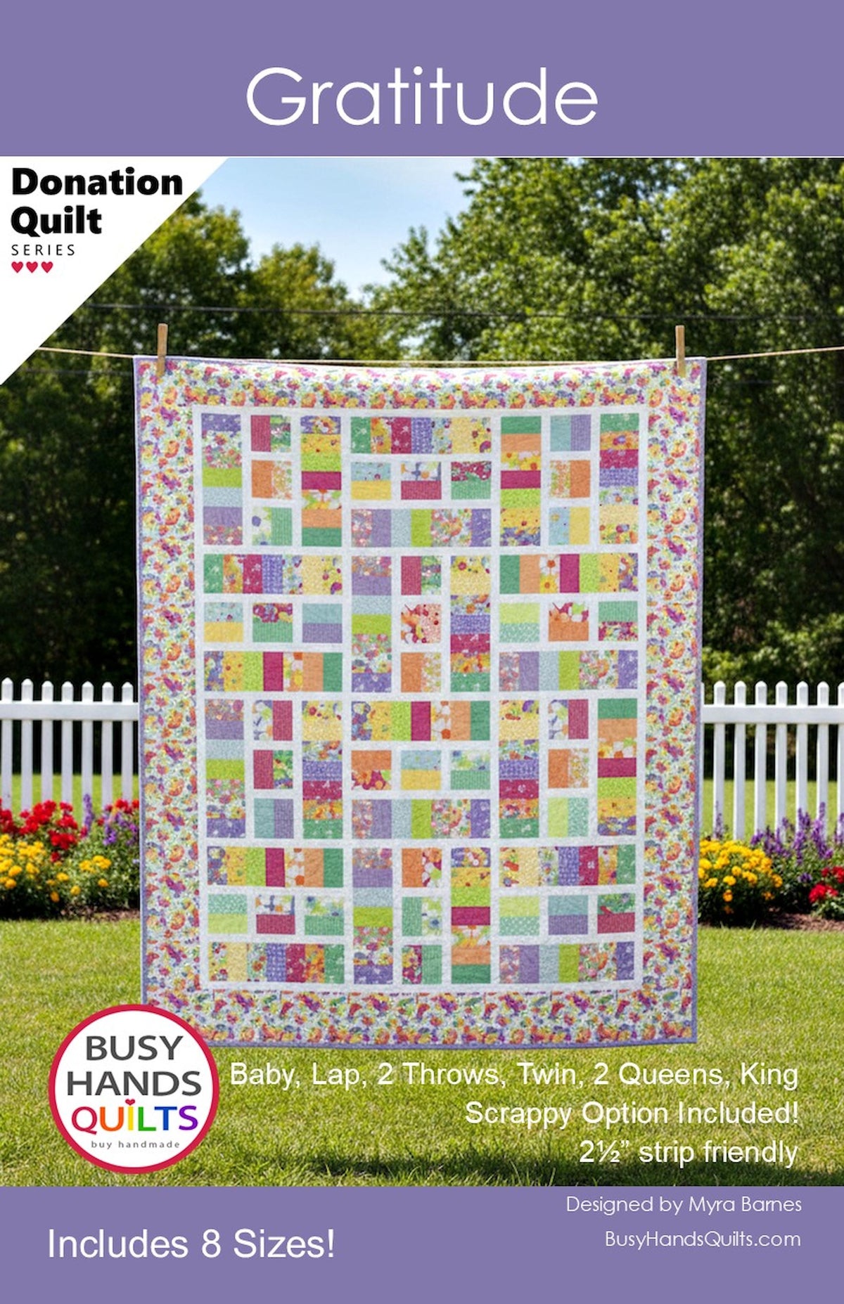 Gratitude Quilt Pattern PRINTED