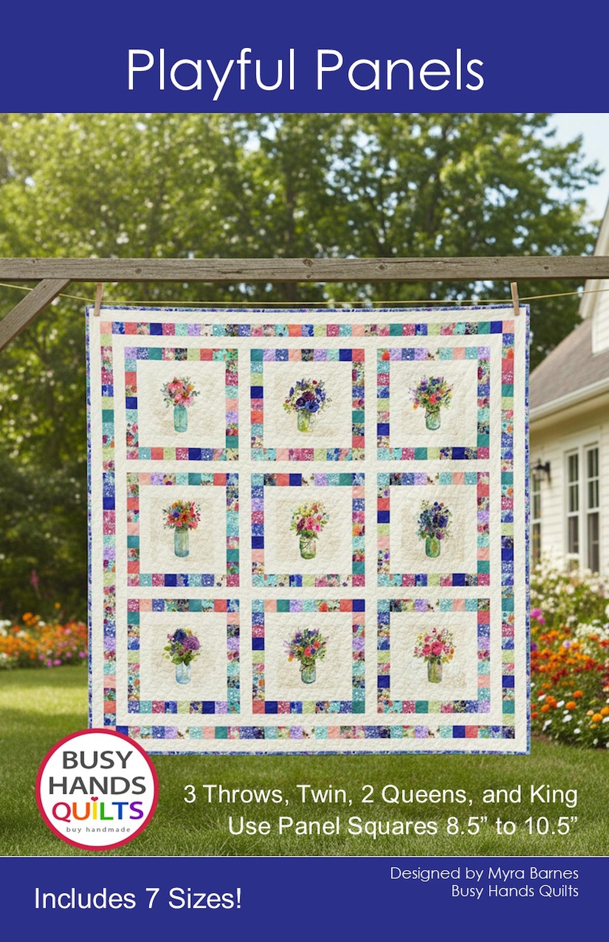 Playful Panels Quilt Pattern PRINTED