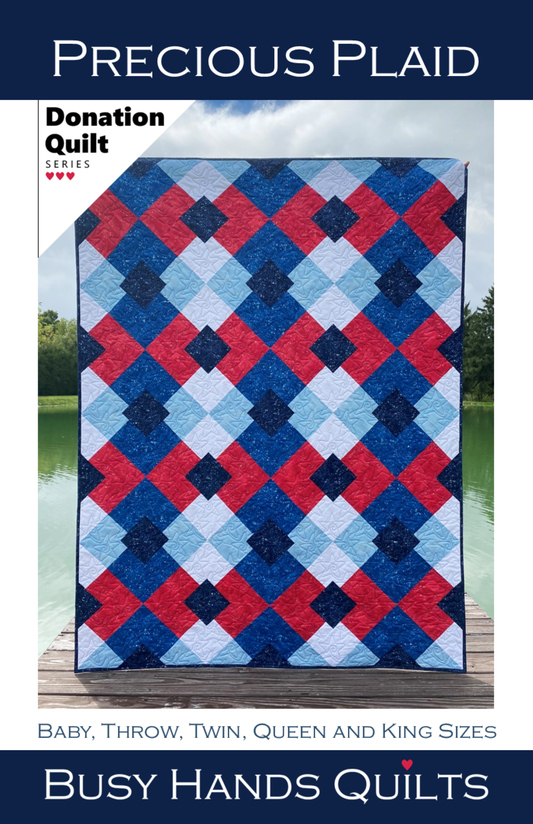 Precious Plaid Quilt Pattern PDF DOWNLOAD