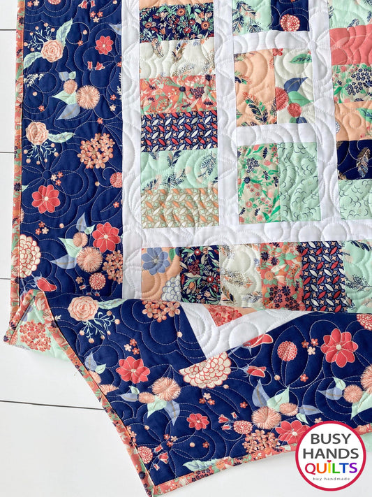 Gratitude THROW Quilt Kit in Wanderlust