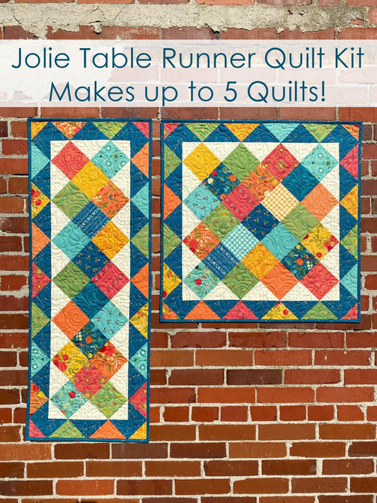 Jolie Table Runner Quilt Kit in First Blooms - Makes up to 5 Quilts!