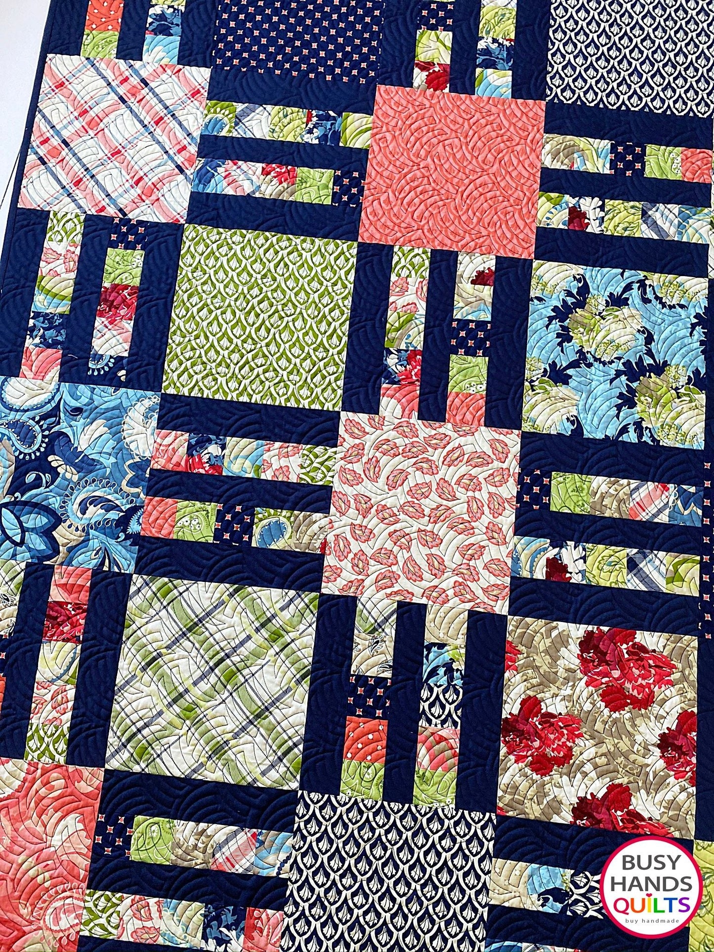 Picket Fence Quilt Pattern PRINTED Busy Hands Quilts {$price}