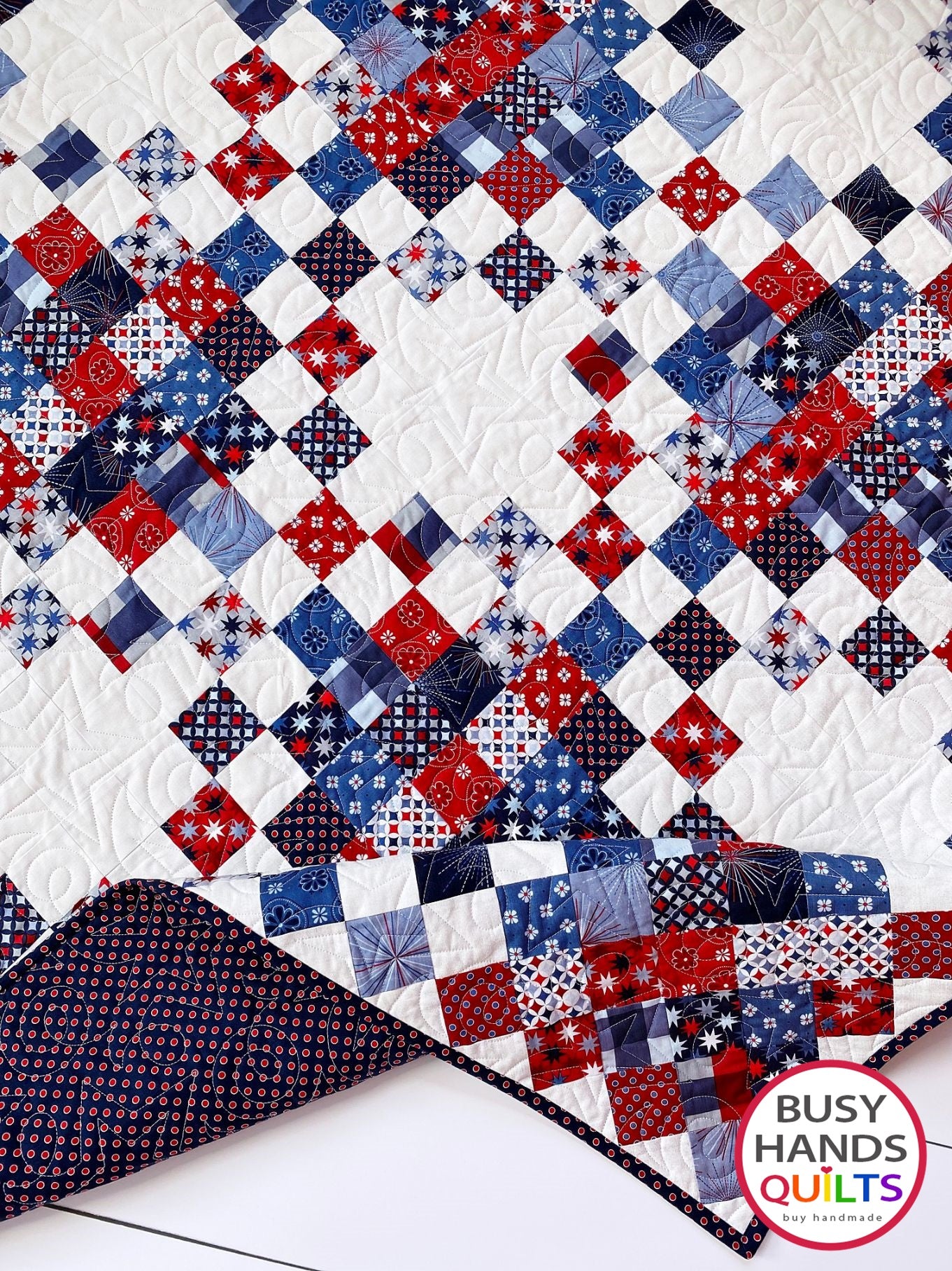 Picnic Plaid Throw Quilt Kit in Picadilly