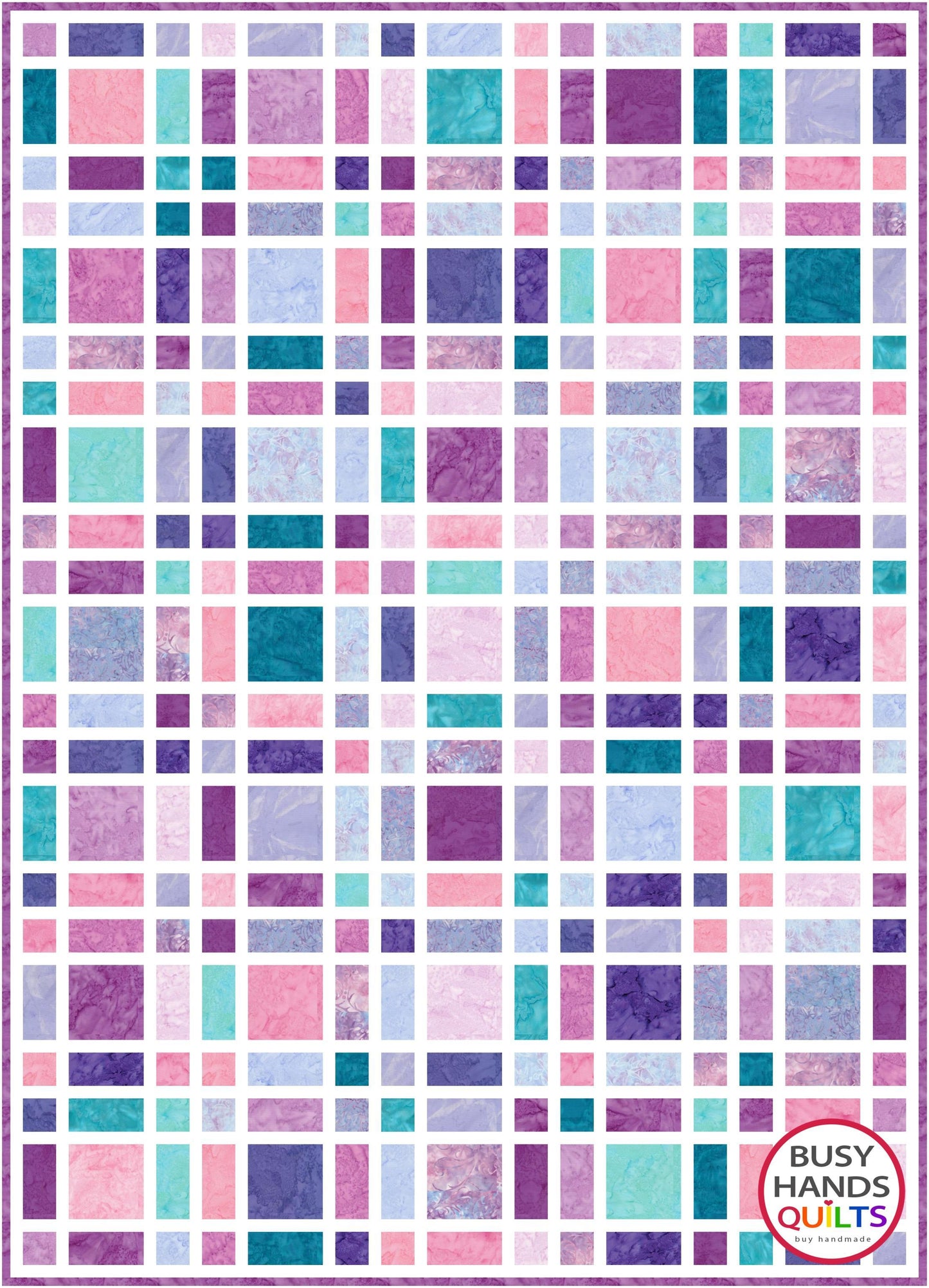 Snappy Squares Quilt Pattern PDF Download