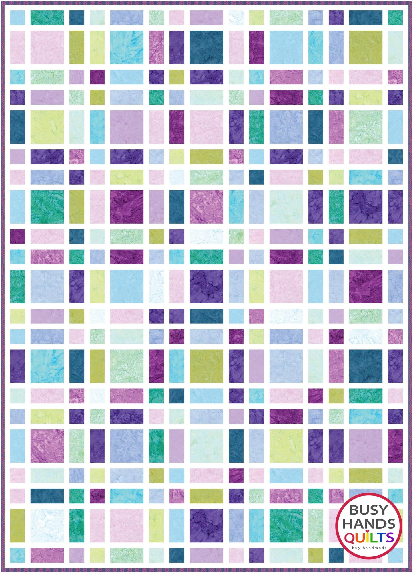 Snappy Squares Quilt Pattern PDF Download