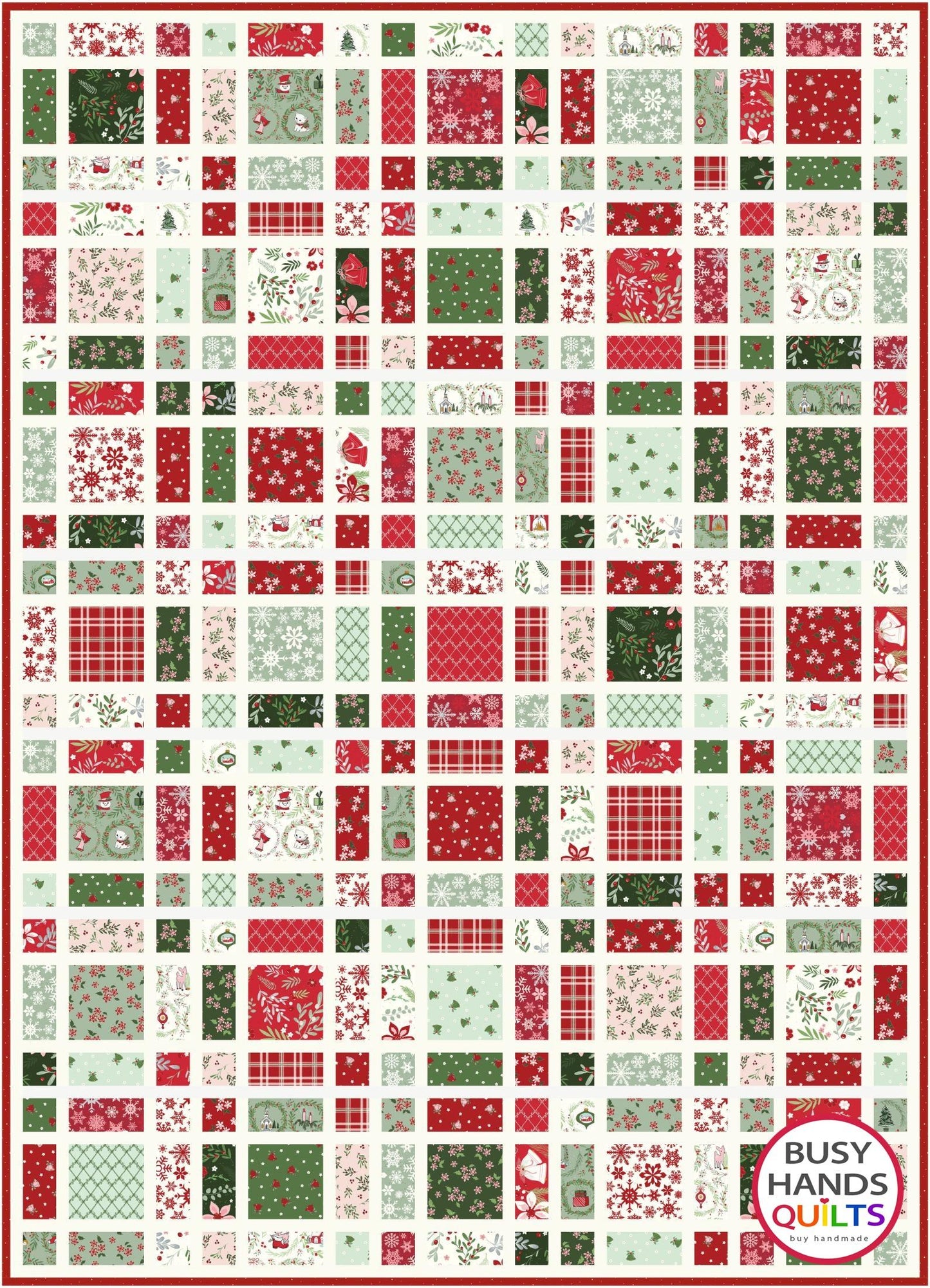 Snappy Squares Quilt Pattern PDF Download