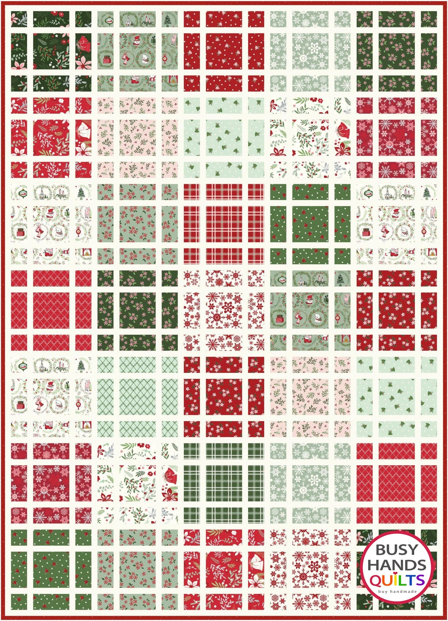 Snappy Squares Quilt Pattern PDF Download