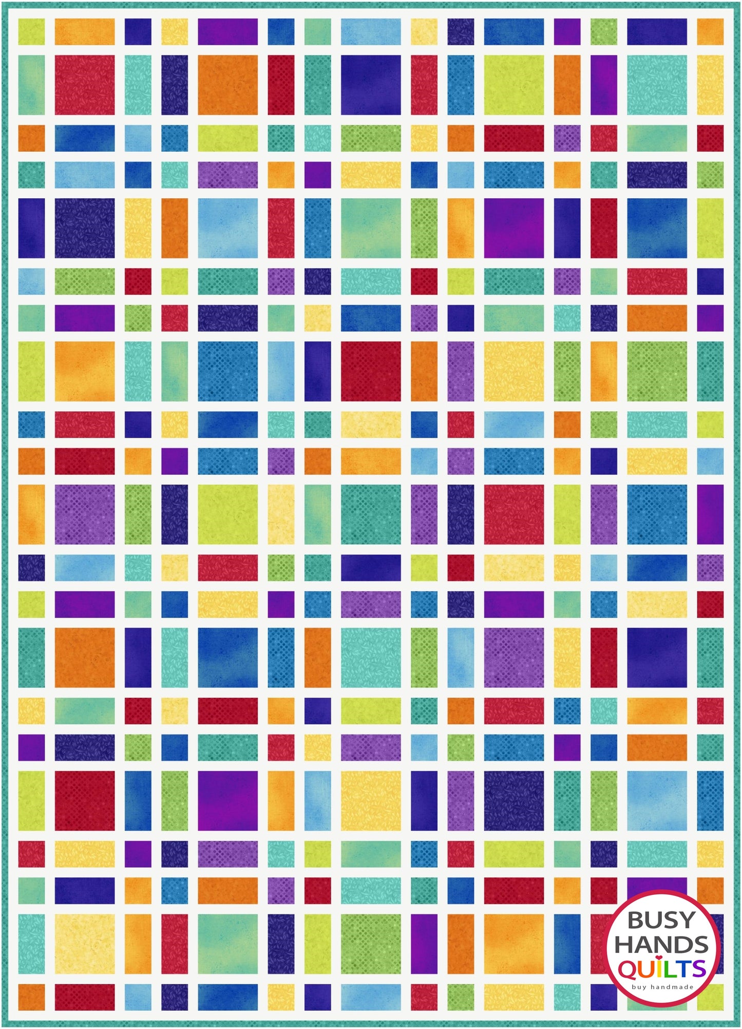 Snappy Squares Quilt Pattern PDF Download