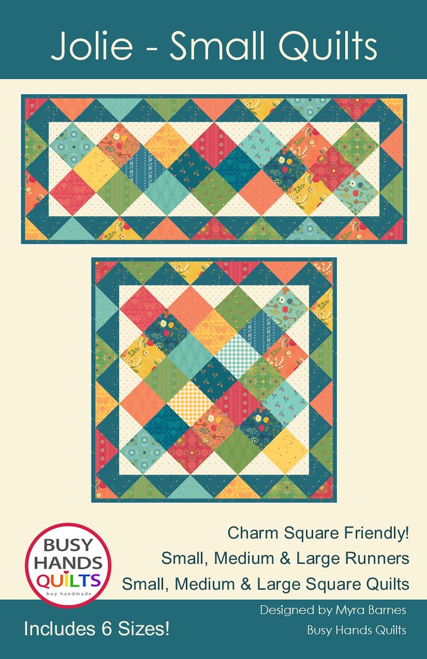 Jolie Table Runner Quilt Kit in Firework Fields