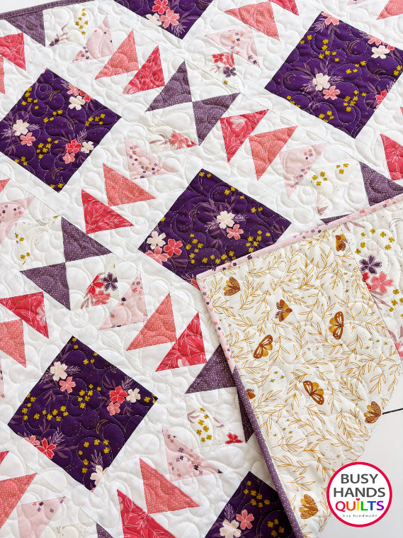 Handmade Harmony Baby - Table - Wall Hanging - Quilt in Moonchild