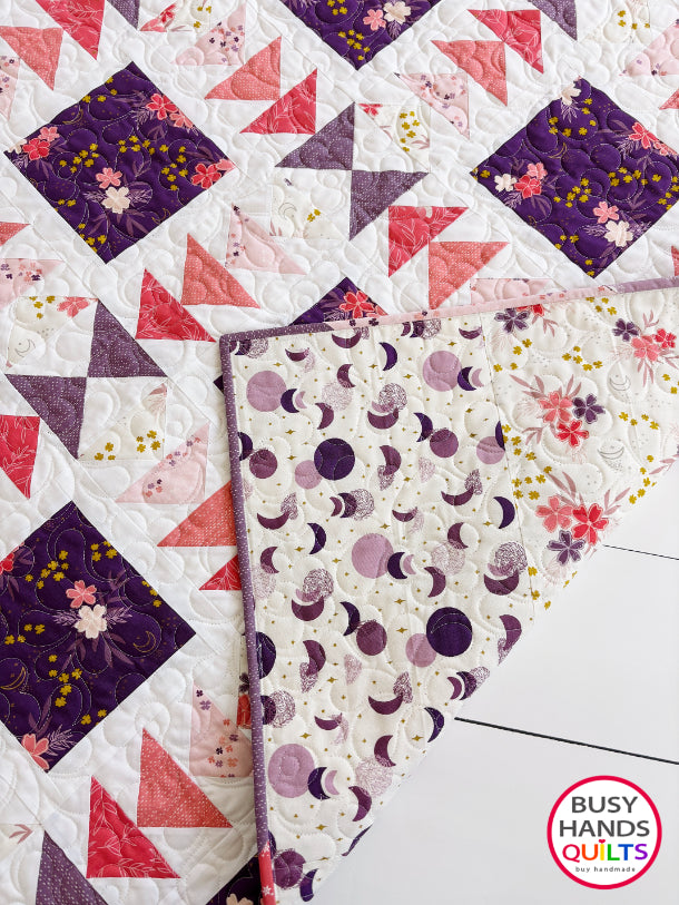 Handmade Harmony Baby - Table - Wall Hanging - Quilt in Moonchild