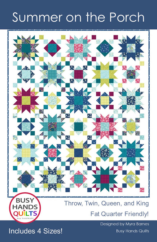 Summer on the Porch Quilt Pattern PRINTED