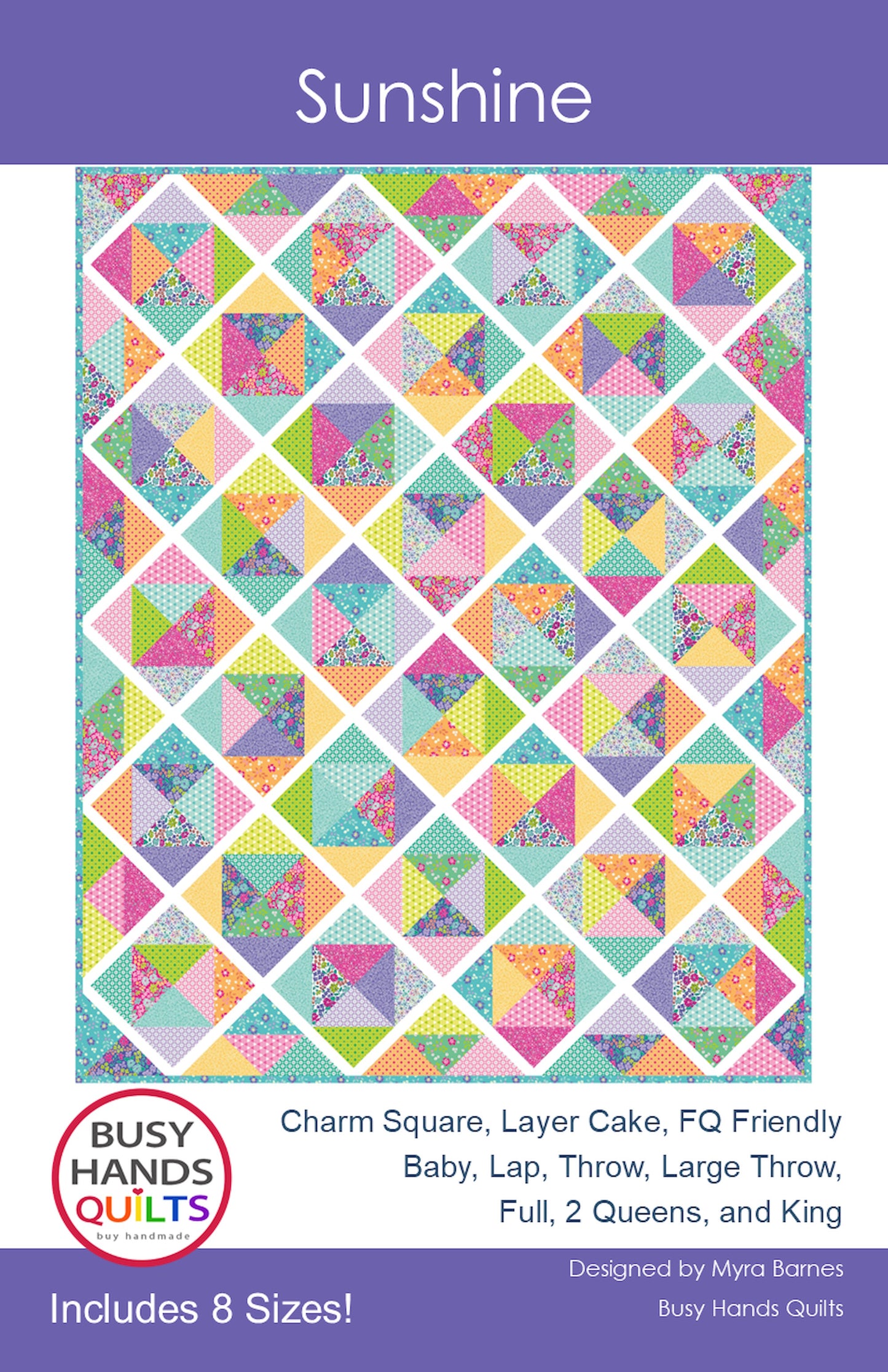 Sunshine Quilt Pattern PRINTED
