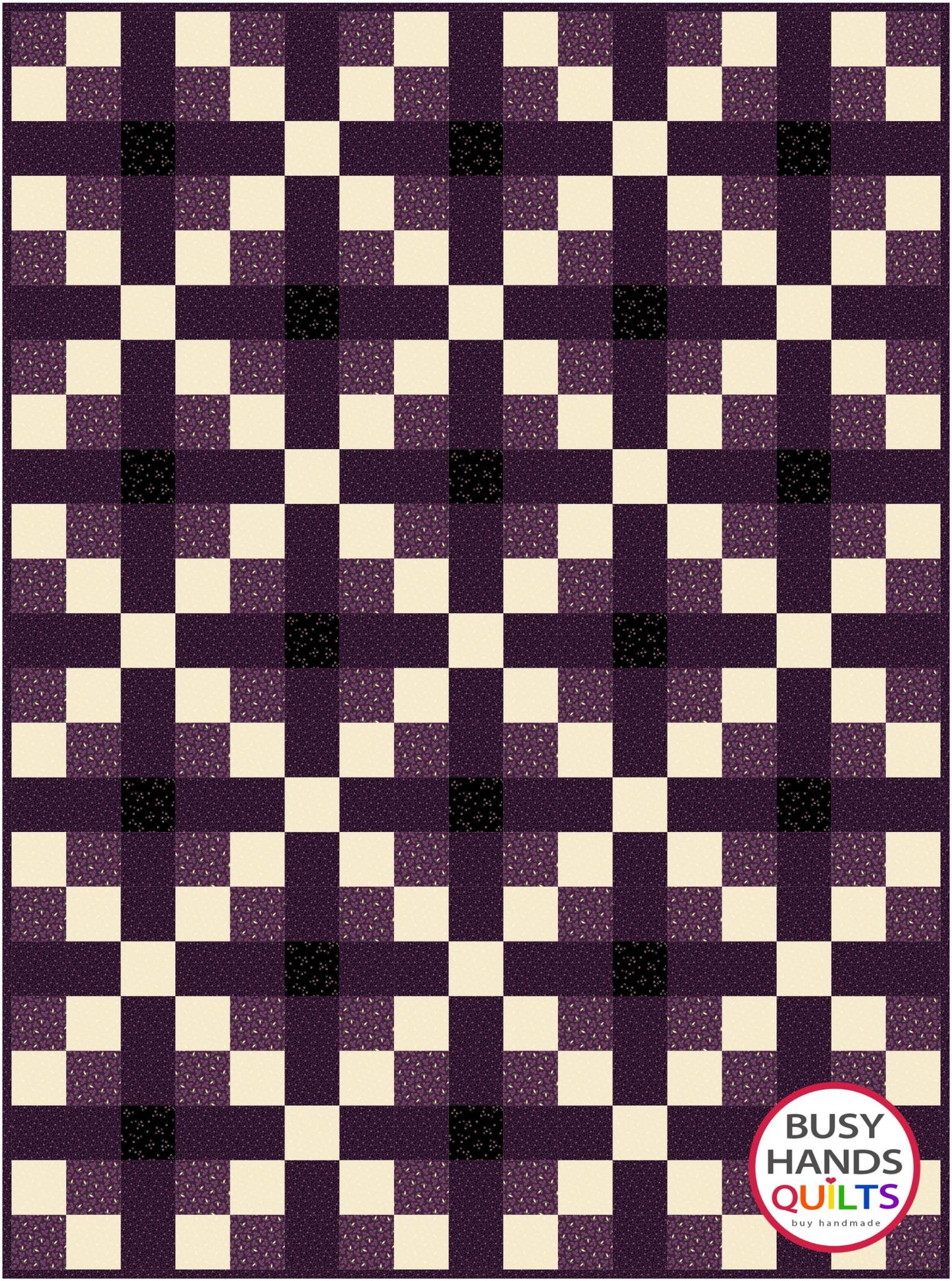 Crisscross Quilt Pattern PRINTED