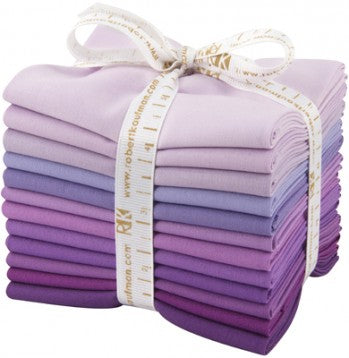 Lavender Fields Palette Fat Quarter Bundle in Kona Cotton Solids 12 FQs FQ-918-12 #316