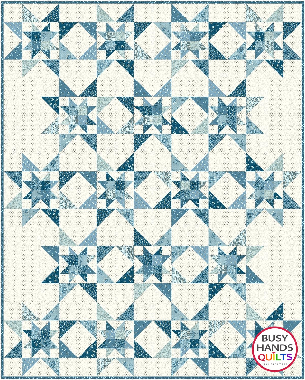 Fireworks Quilt Pattern PRINTED