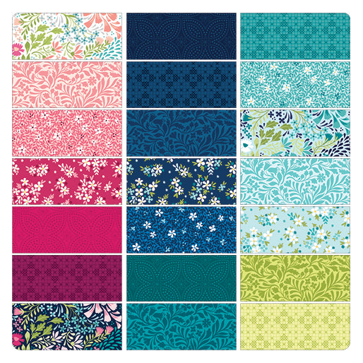 Market Square TWIN OR FULL Quilt Kit in Garden Dalliance