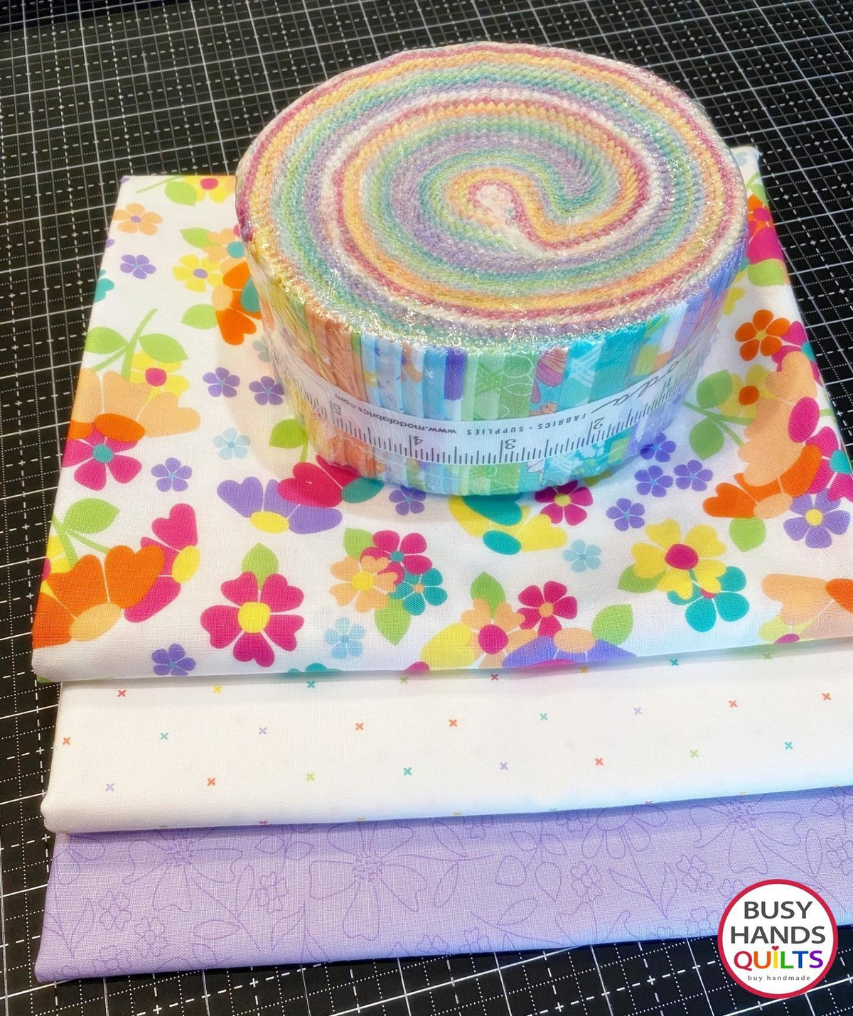 Gratitude THROW Quilt Kit in Joysome by Moda