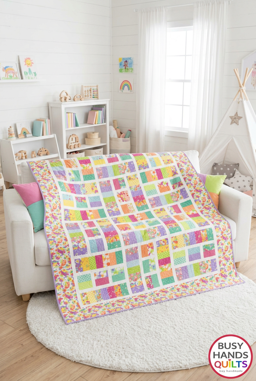 Gratitude THROW Quilt Kit in Joysome by Moda