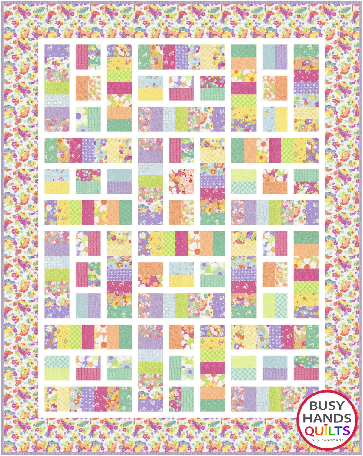 Gratitude THROW Quilt Kit in Joysome by Moda
