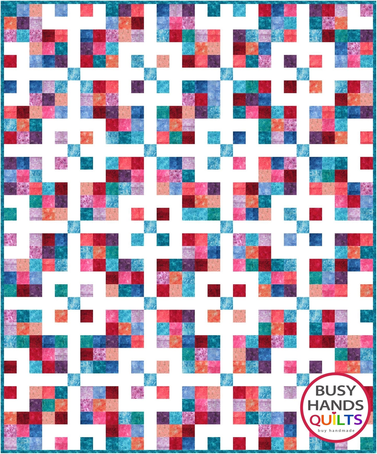 Grid Pop Quilt Pattern PDF DOWNLOAD