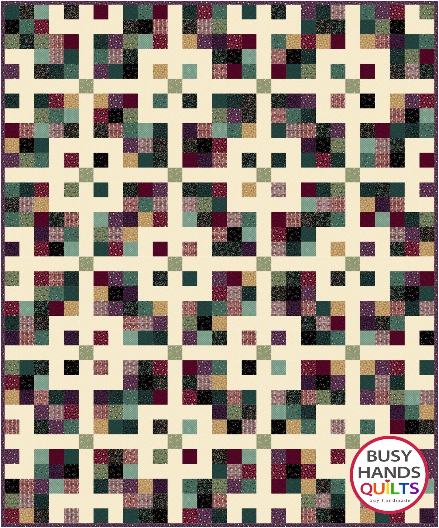 Grid Pop Quilt Pattern PDF DOWNLOAD