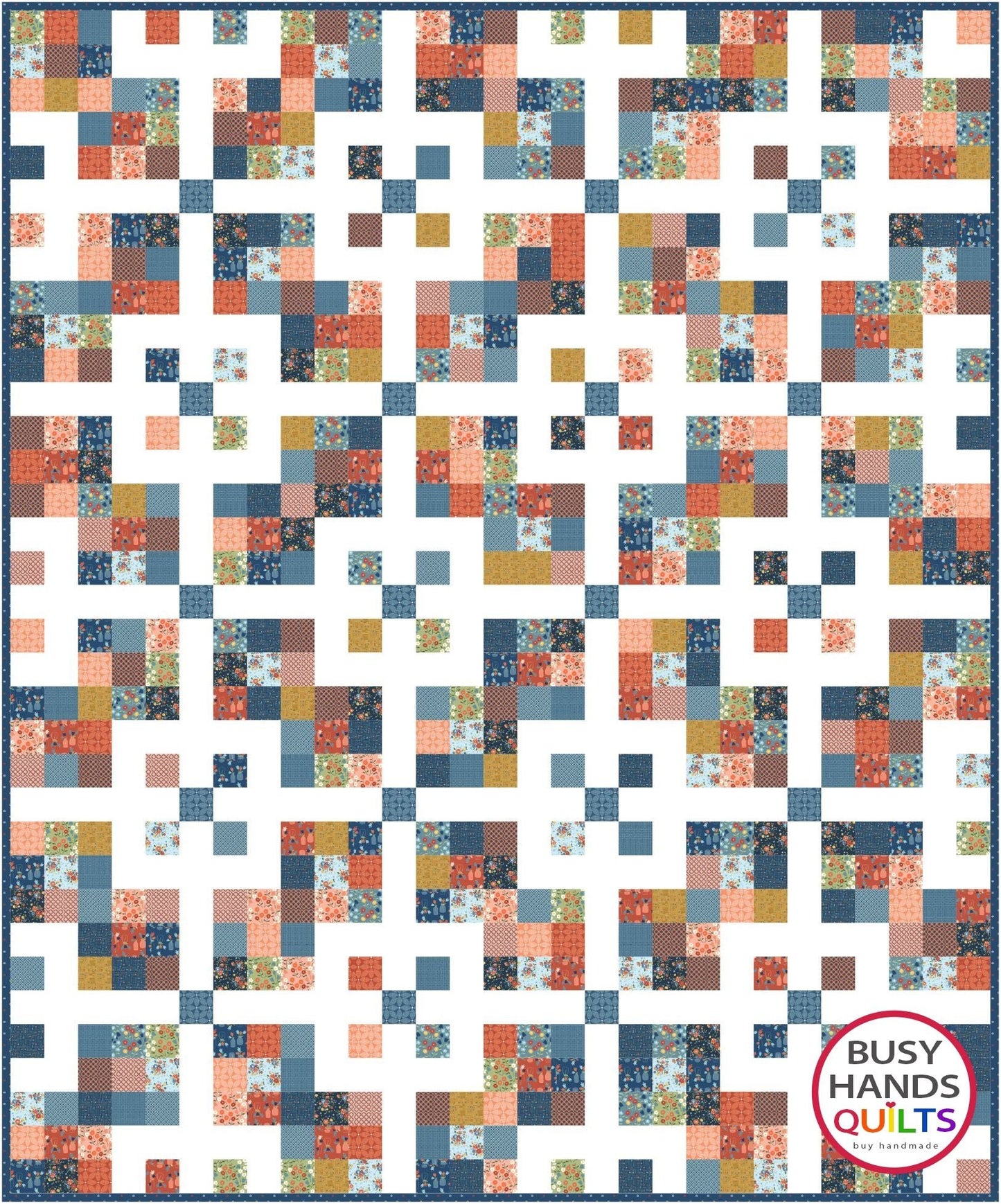 Grid Pop Quilt Pattern PDF DOWNLOAD