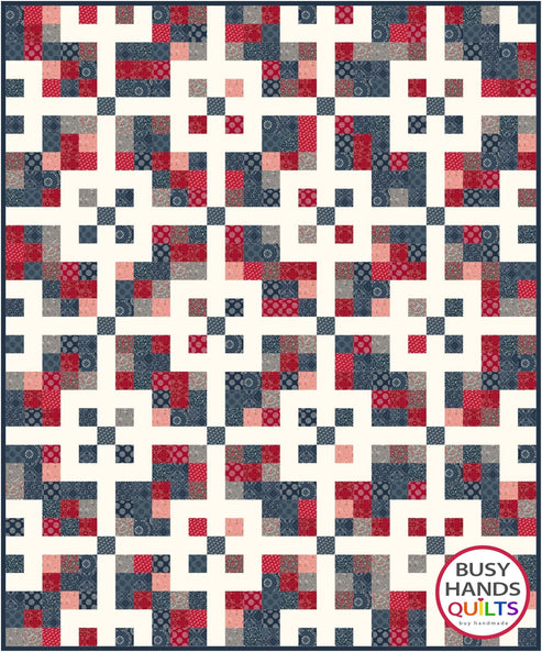 Grid Pop Quilt Pattern PDF DOWNLOAD – Busy Hands Quilts