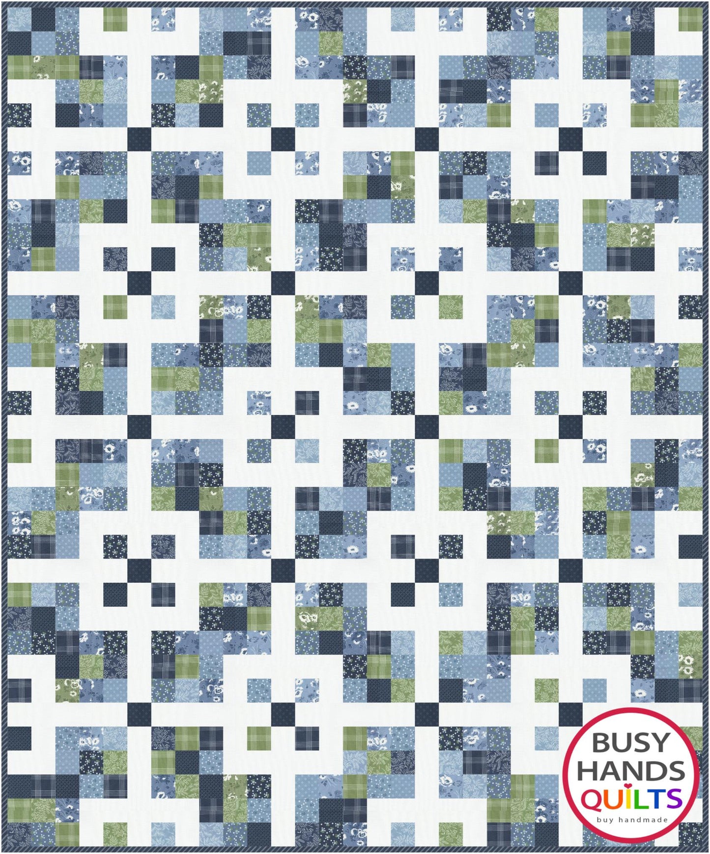 Grid Pop Quilt Pattern PDF DOWNLOAD