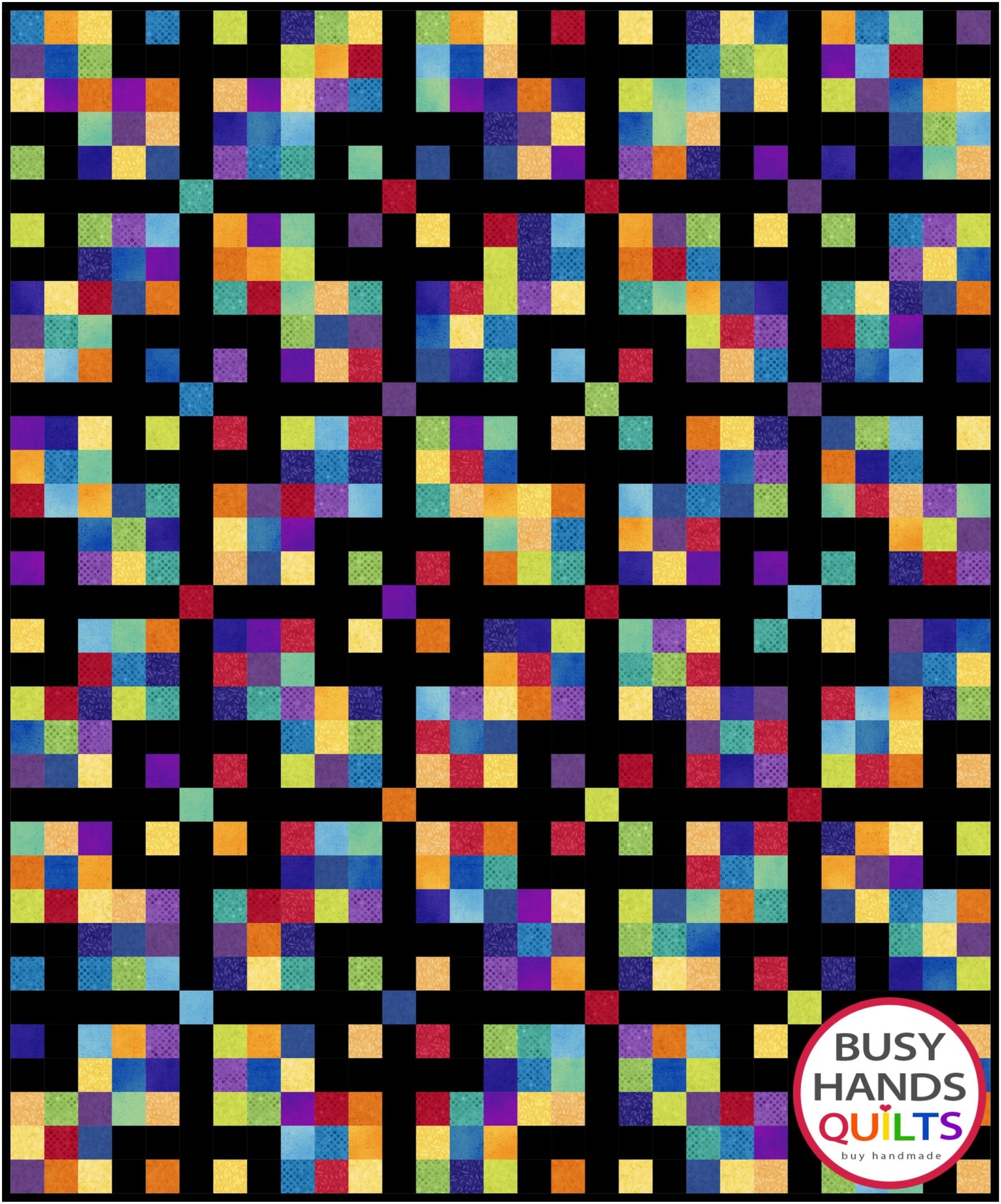 Grid Pop Quilt Pattern PDF DOWNLOAD