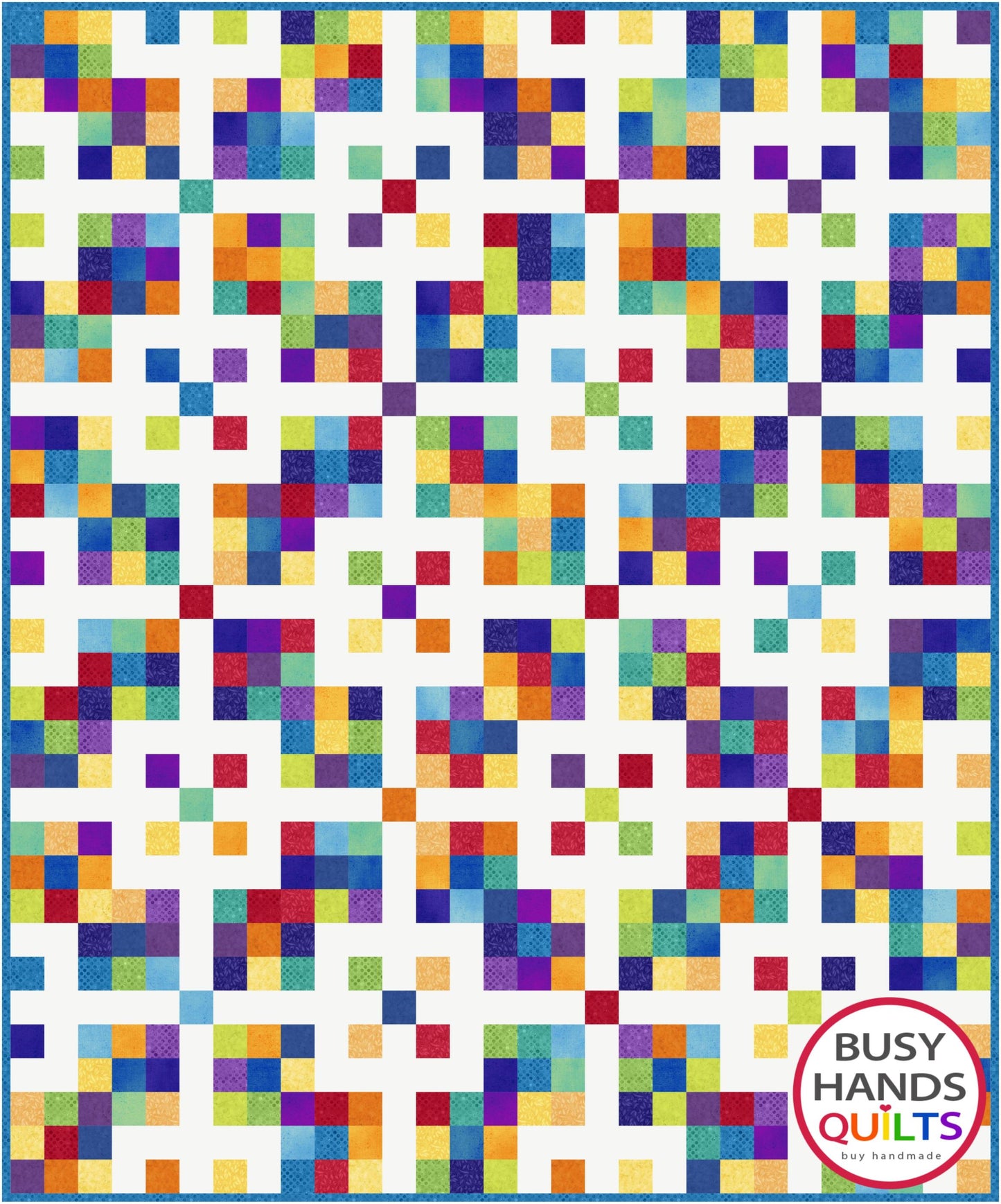Grid Pop Quilt Pattern PDF DOWNLOAD