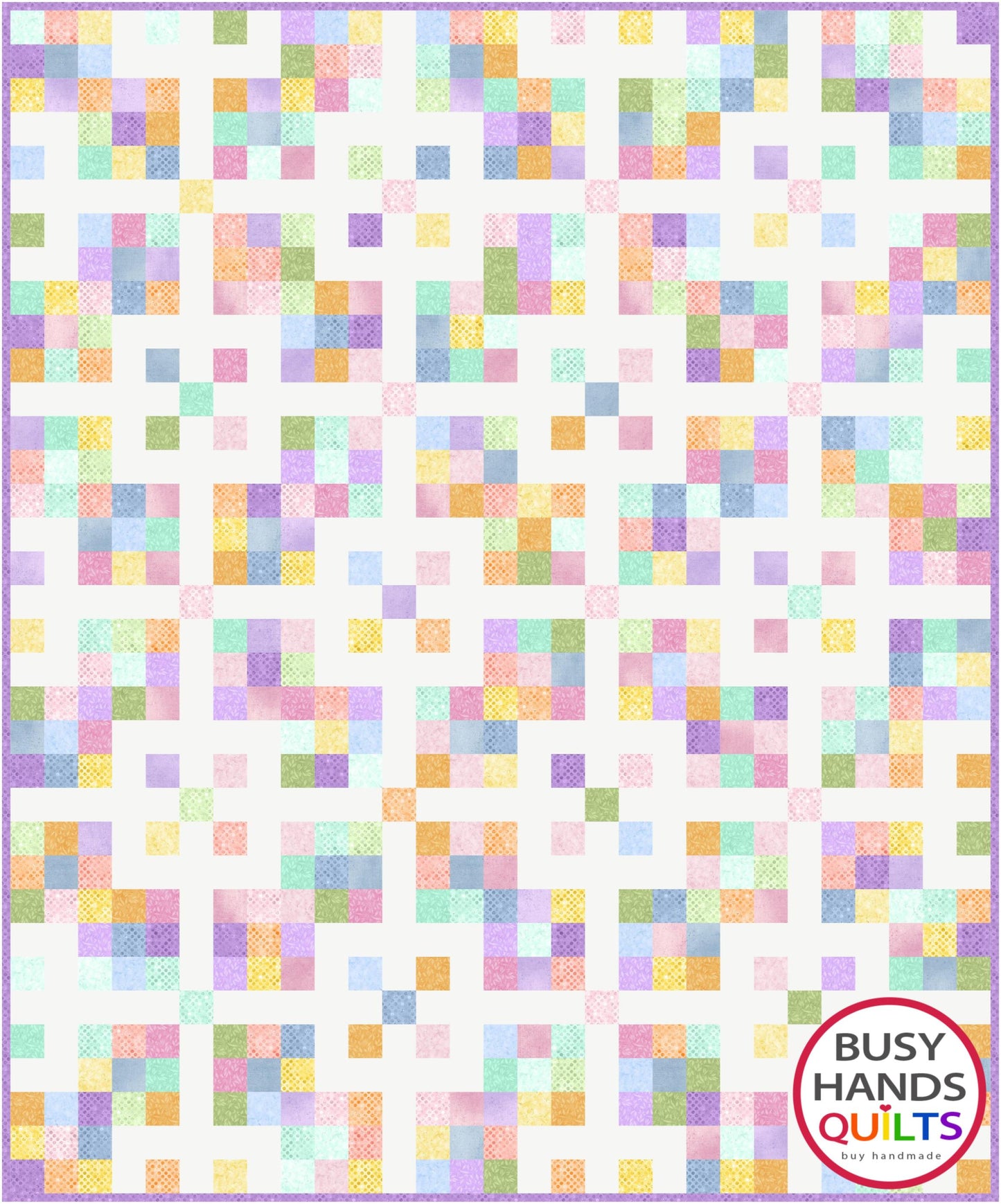 Grid Pop Quilt Pattern PDF DOWNLOAD