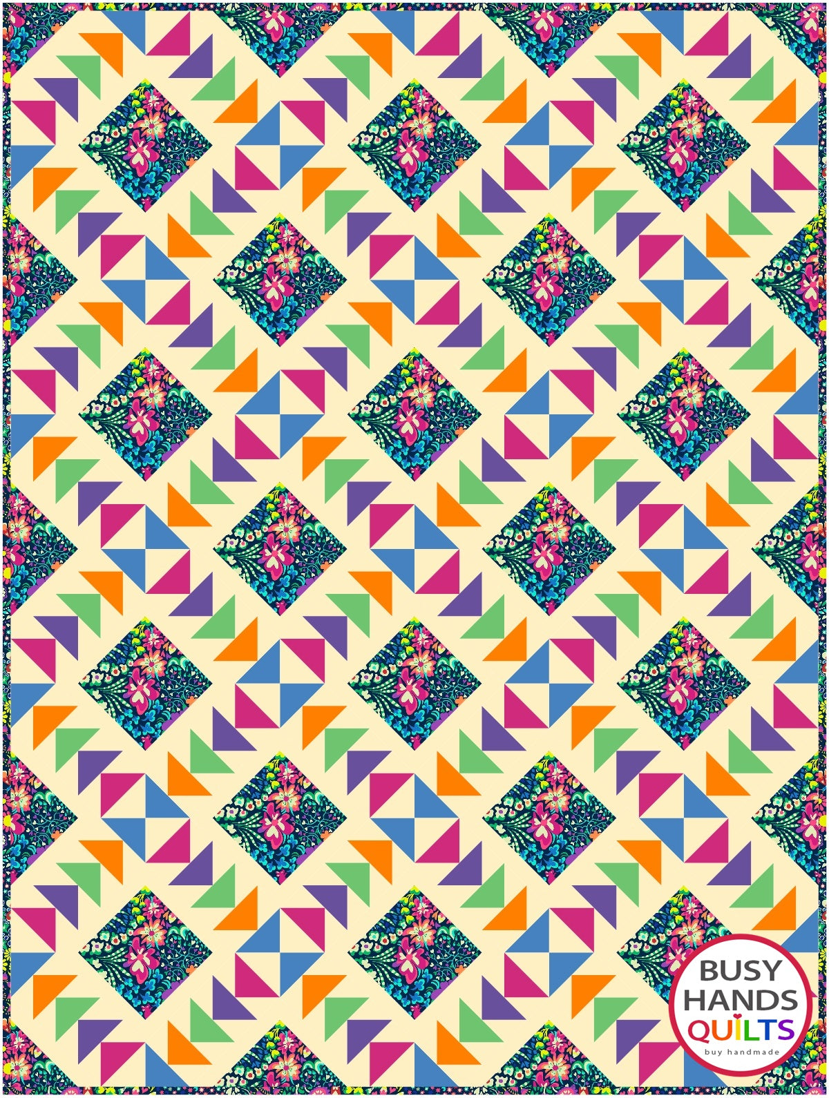 Hamone Pattern Harmony Quilt Pattern PDF DOWNLOAD – Busy Hands Quilts