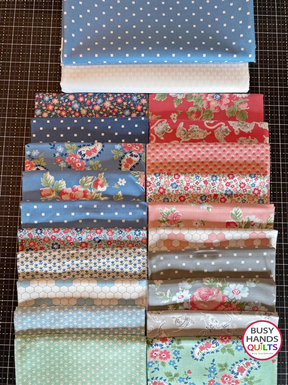 Blessings Twin Quilt Kit in A Cat Named Stitch Kit TWO