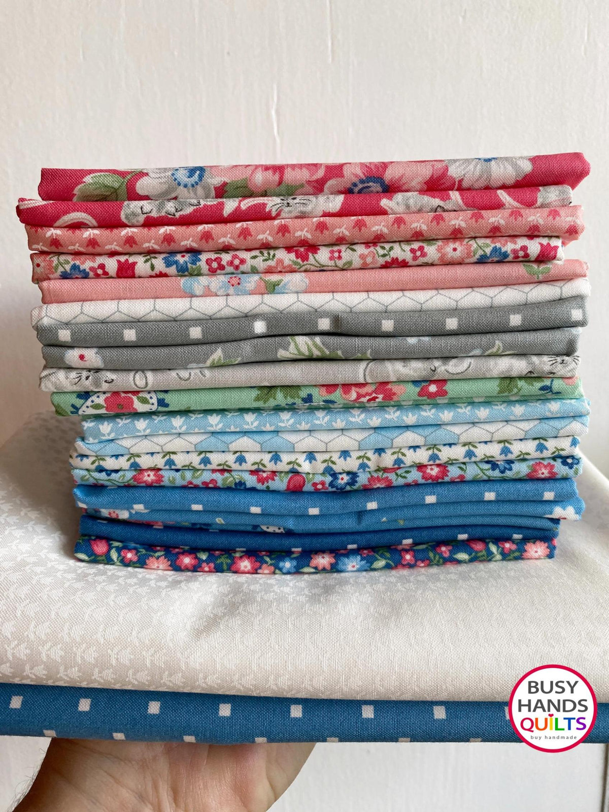Blessings Twin Quilt Kit in A Cat Named Stitch Kit TWO