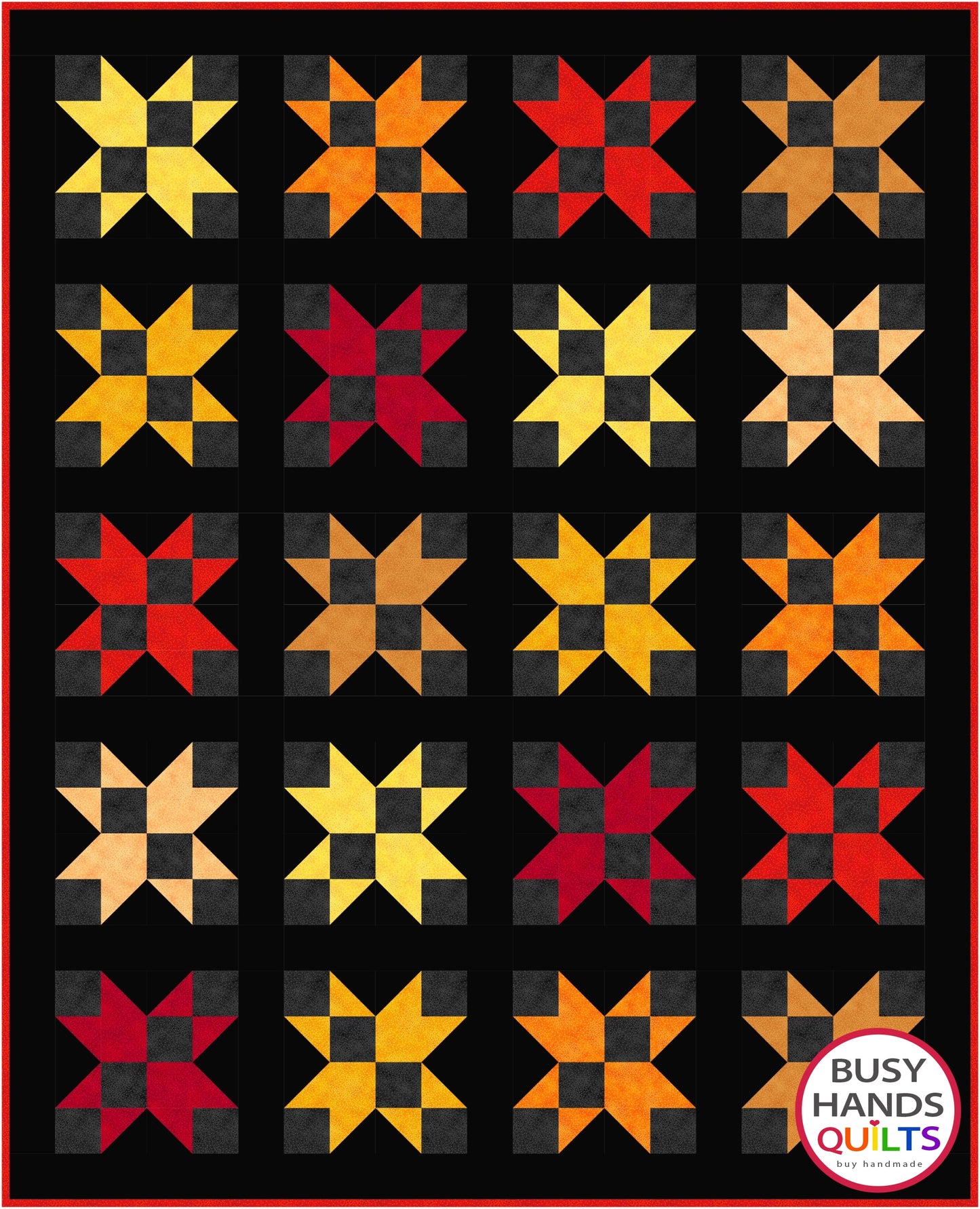 Jacks Quilt Pattern PRINTED