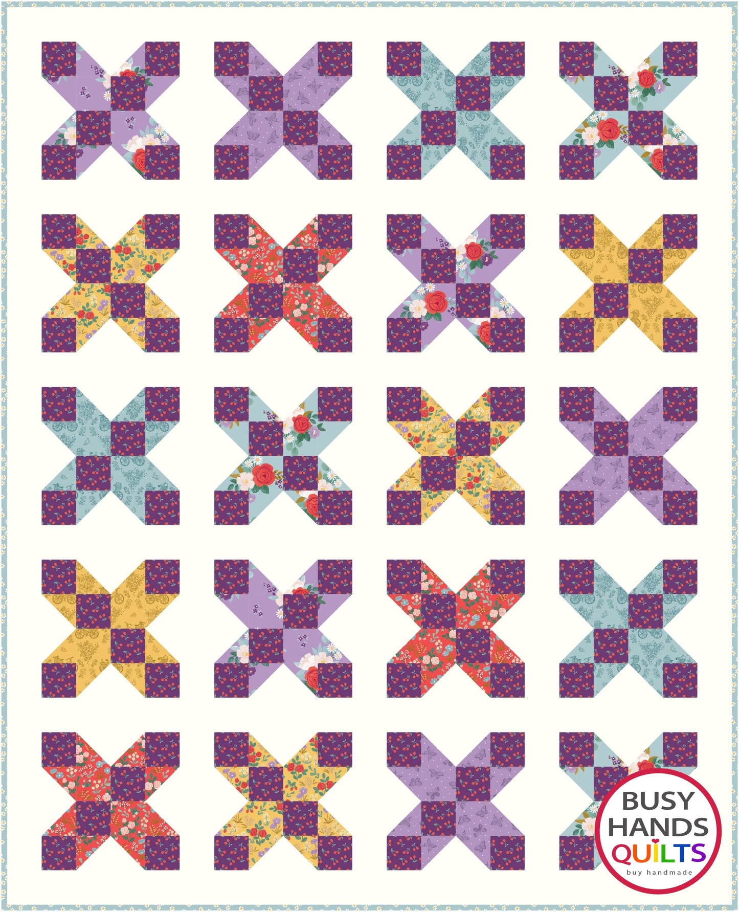 Jacks Quilt Pattern PRINTED