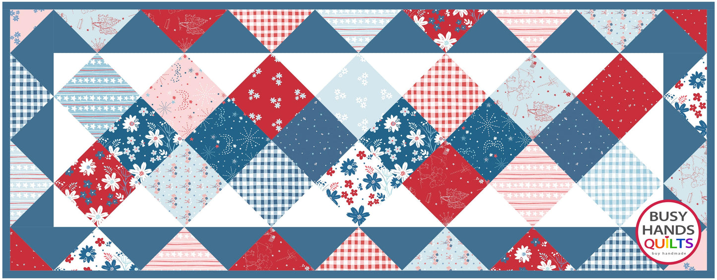 Jolie Table Runner Quilt Kit in Firework Fields