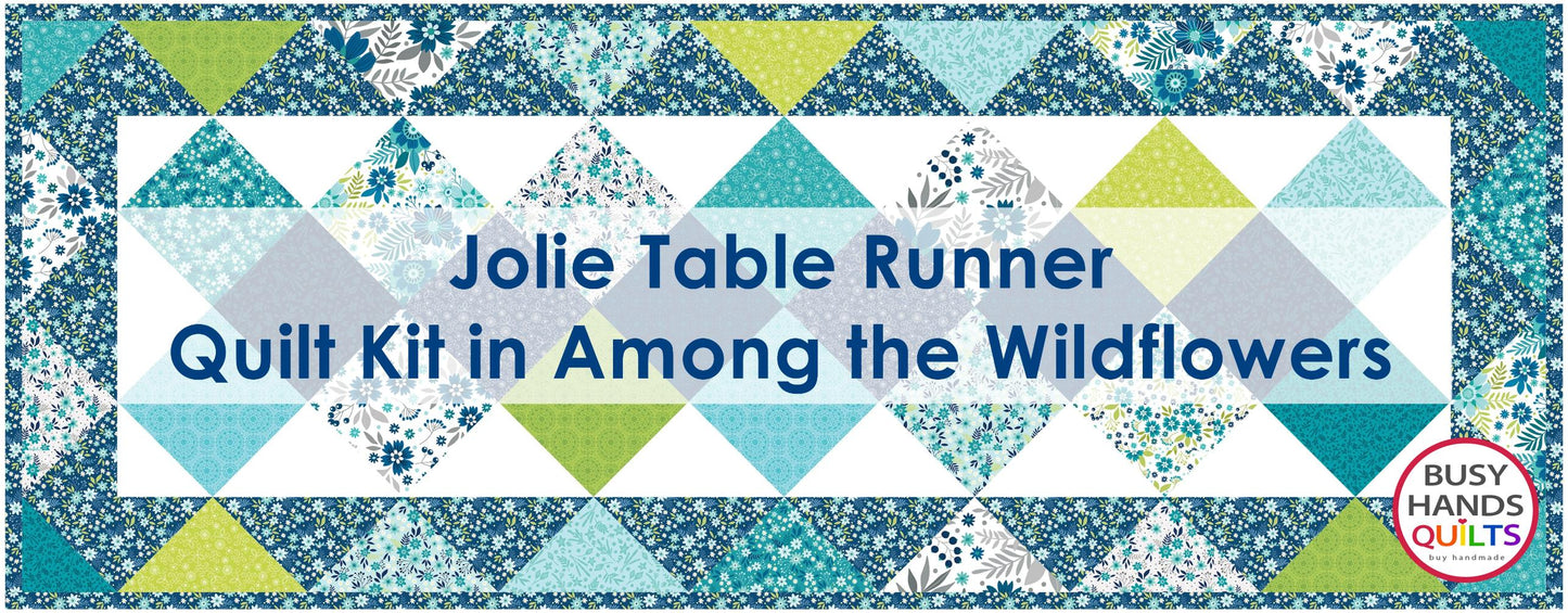 Jolie Table Runner Quilt Kit in Among the Wildflowers II