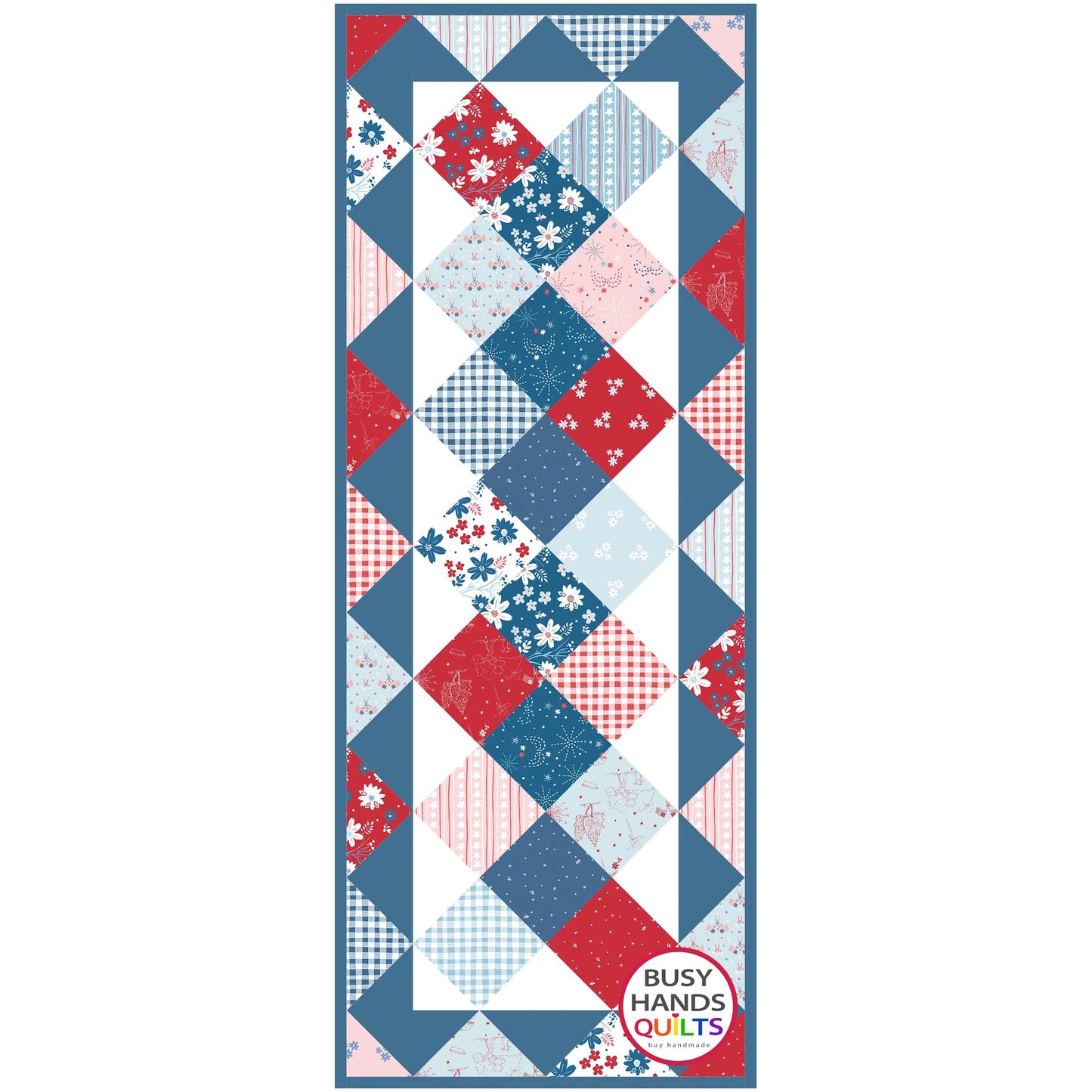 Jolie Table Runner Quilt Kit in Firework Fields