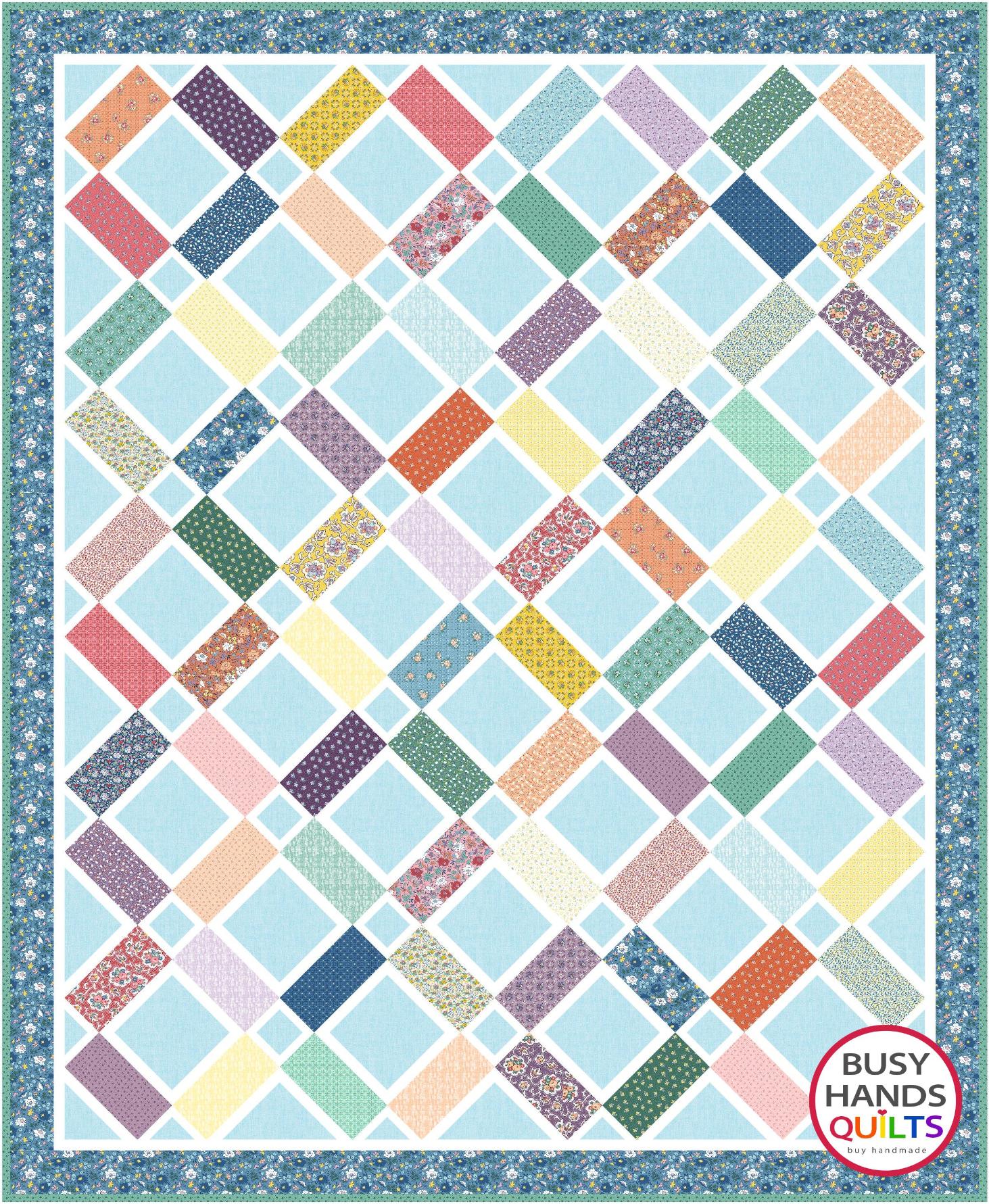 Quilt Pattern Viewed Looking Glass Quilt Pattern by Busy Hands Quilts