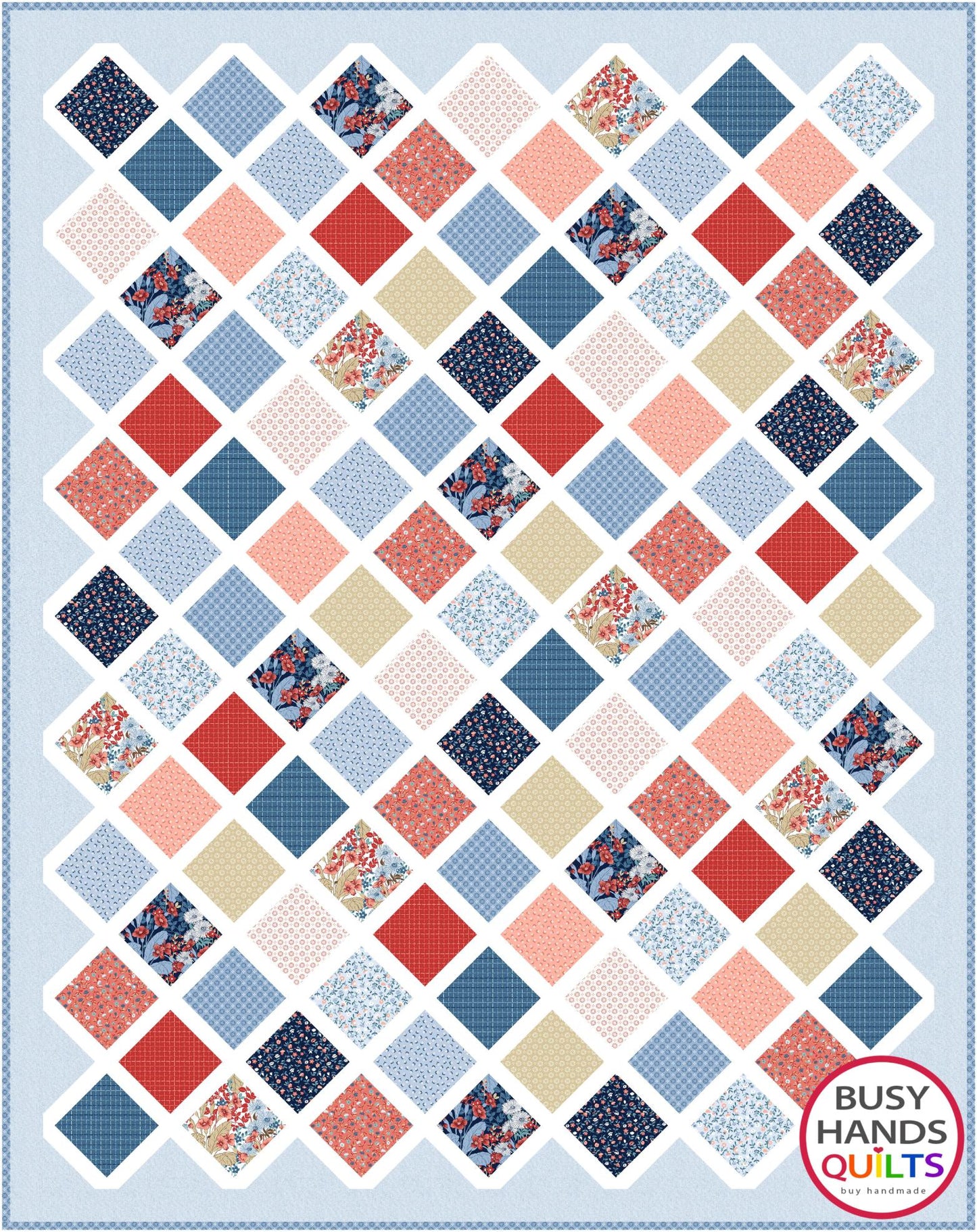 Make It Scrappy Quilt Pattern PDF DOWNLOAD