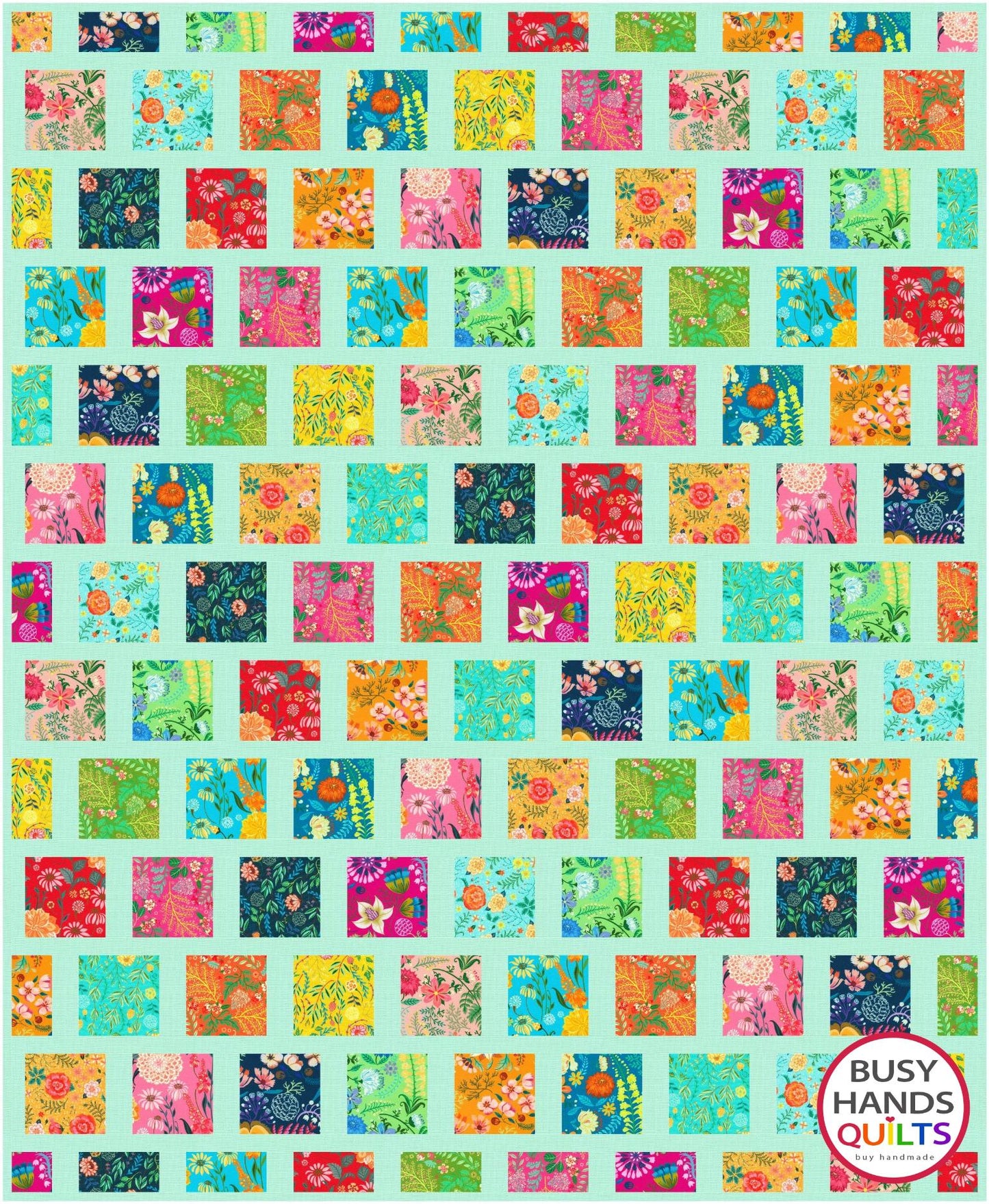 Market Square Quilt Pattern PRINTED