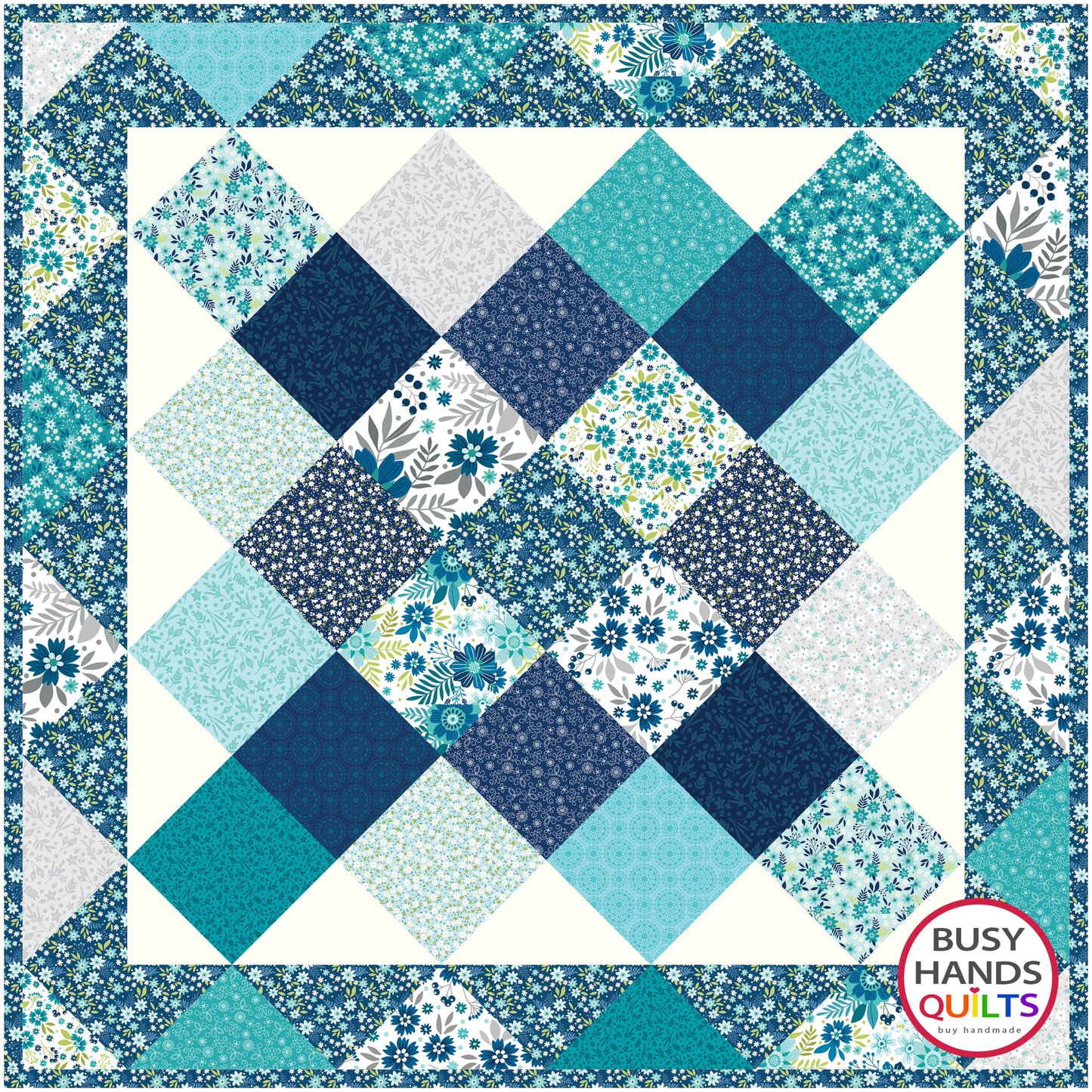Jolie Table Runner Quilt Kit in Among the Wildflowers II