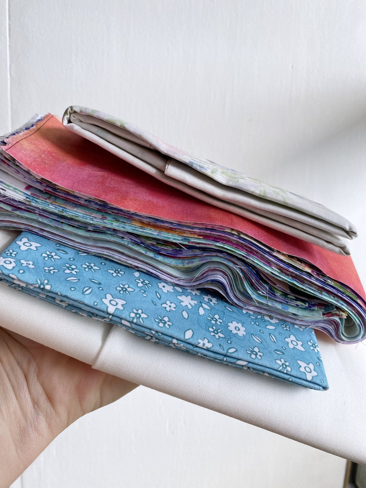 Playful Panels SMALL THROW Quilt Kit in Garden Fresh