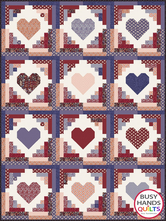 Quilty Cabins Quilt Pattern PDF DOWNLOAD