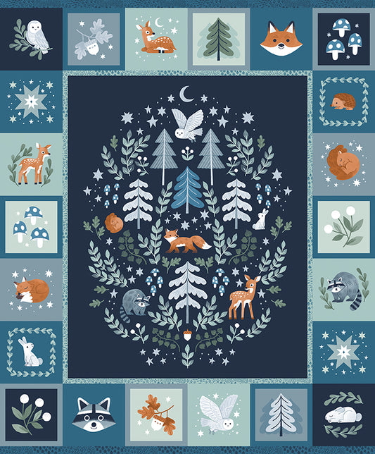 Twilight Creatures One Yard Bundle - 18 Prints Plus 3 Panels by Natalia Juan Abello for Riley Blake #361