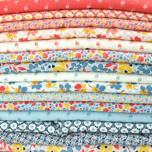 Franny's Flowers Fat Quarter Bundle by Maywood Studio 21 FQs