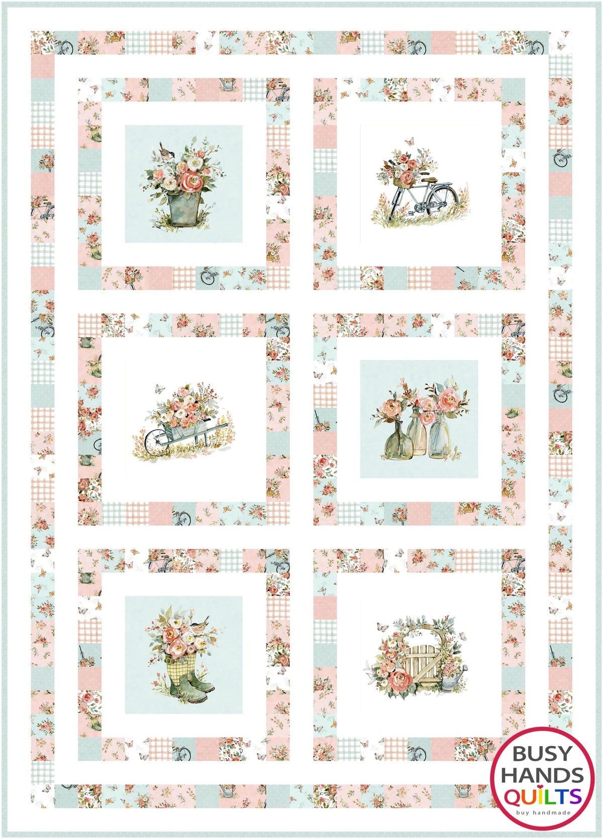 Playful Panels Quilt Pattern PRINTED